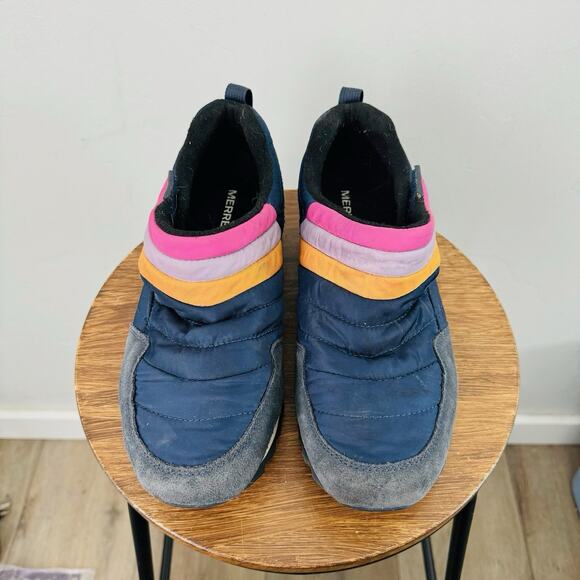 Marrell Alpine Moc Strap Polar Navy Blue Winter Shoes Women’s 10 - Picture 3 of 9